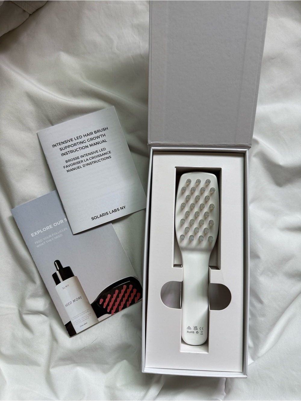 Solaris White Hair Growth Brush